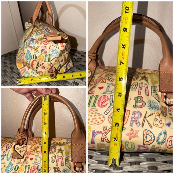 Dooney & Bourke Colorful Lettered Satchel - Picture 14 of 16